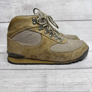 Danner Womens Jag Wool Tuffet Hiking Boots Size 7.5 Beige Brown‎ FLAW